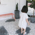 Girls' Dress 2022 Summer New Girls' Academic Skirt Cotton Princess Skirt
